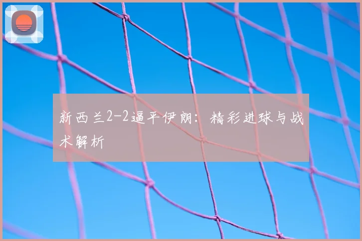 新西兰2-2逼平伊朗:精彩进球与战术解析