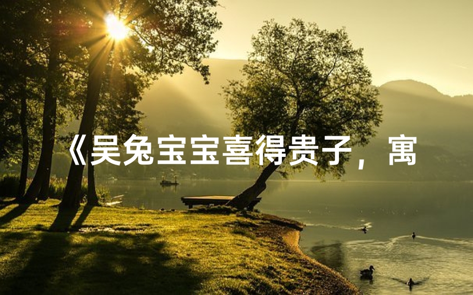 《吴兔宝宝喜得贵子,寓意吉祥男孩名字揭晓》