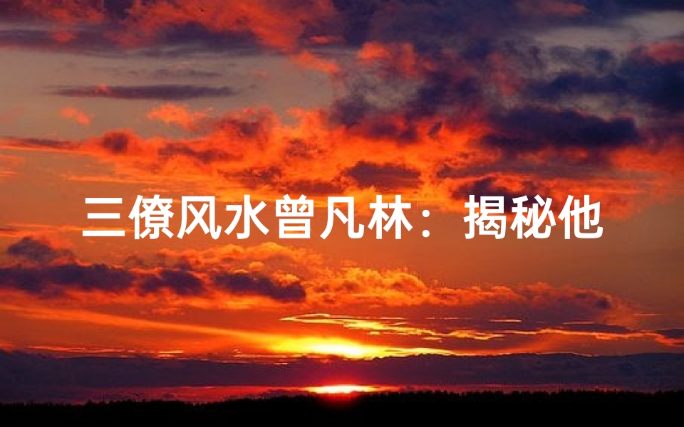 三僚风水曾凡林:揭秘他是风水大师吗?