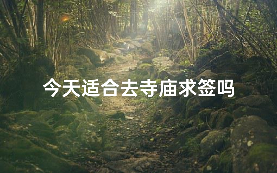 今天适合去寺庙求签吗