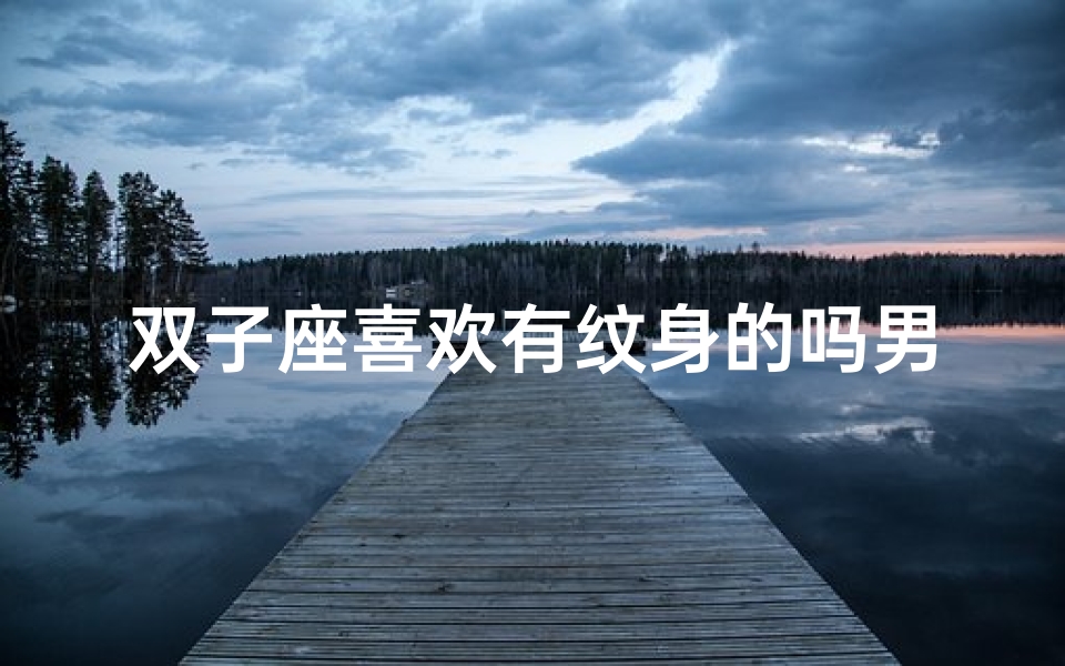 双子座喜欢有纹身的吗男生