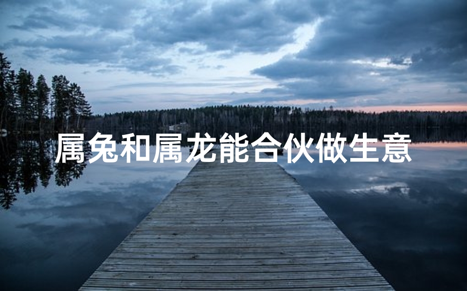 属兔和属龙能合伙做生意吗;属兔和属龙可以合作吗