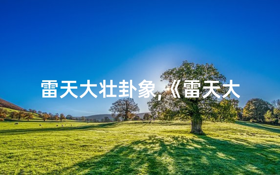 雷天大壮卦象,《雷天大壮卦解密:揭秘事业吉凶运势》