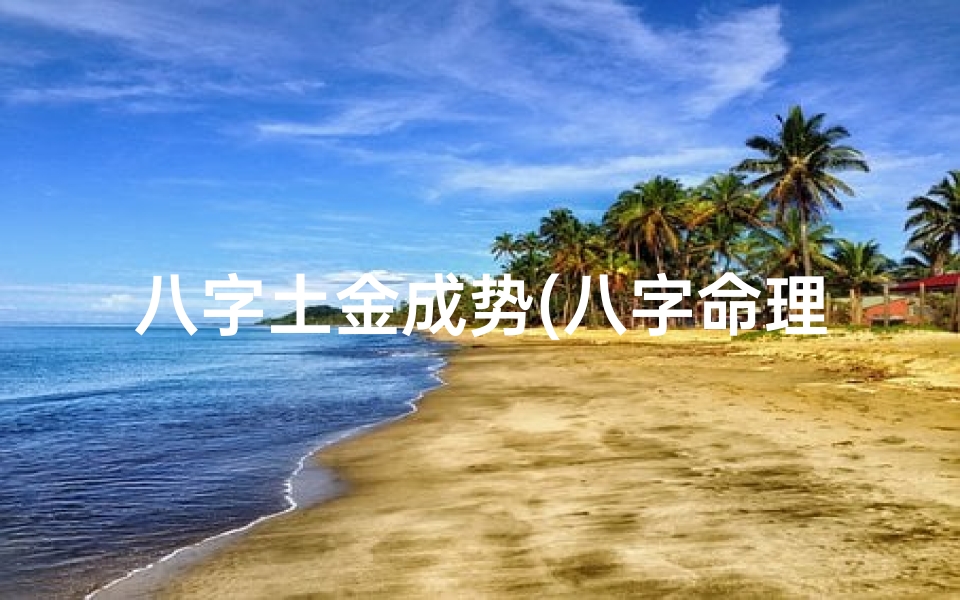 八字土金成势(八字命理揭秘:土金成像,运势解析之道)