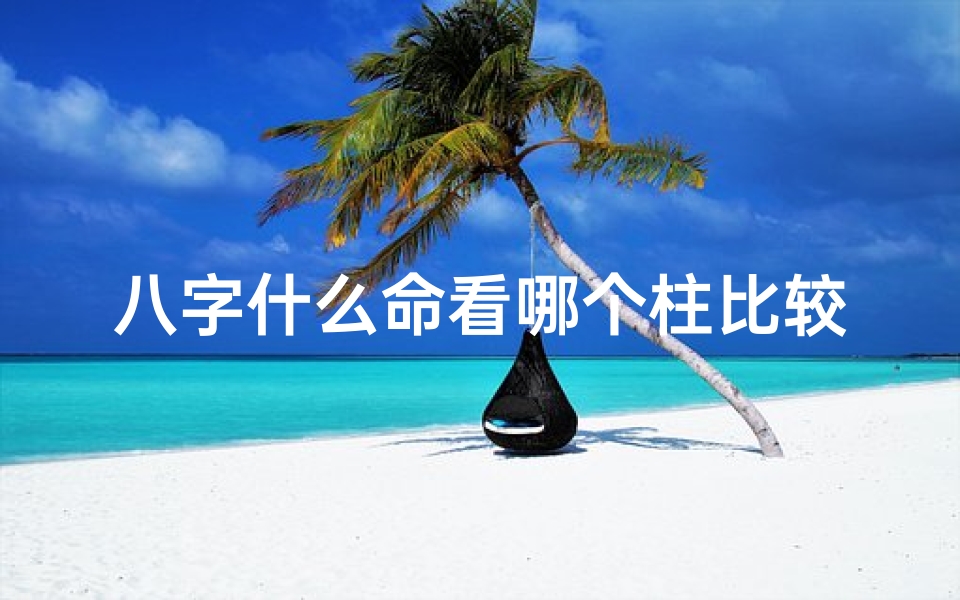 八字什么命看哪个柱比较准—八字命理精准分析:八字命看哪个柱最准确