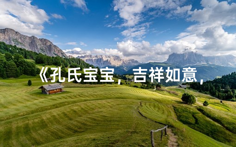《孔氏宝宝,吉祥如意,健康成长》