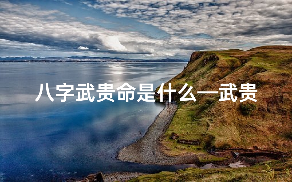 八字武贵命是什么—武贵之命
