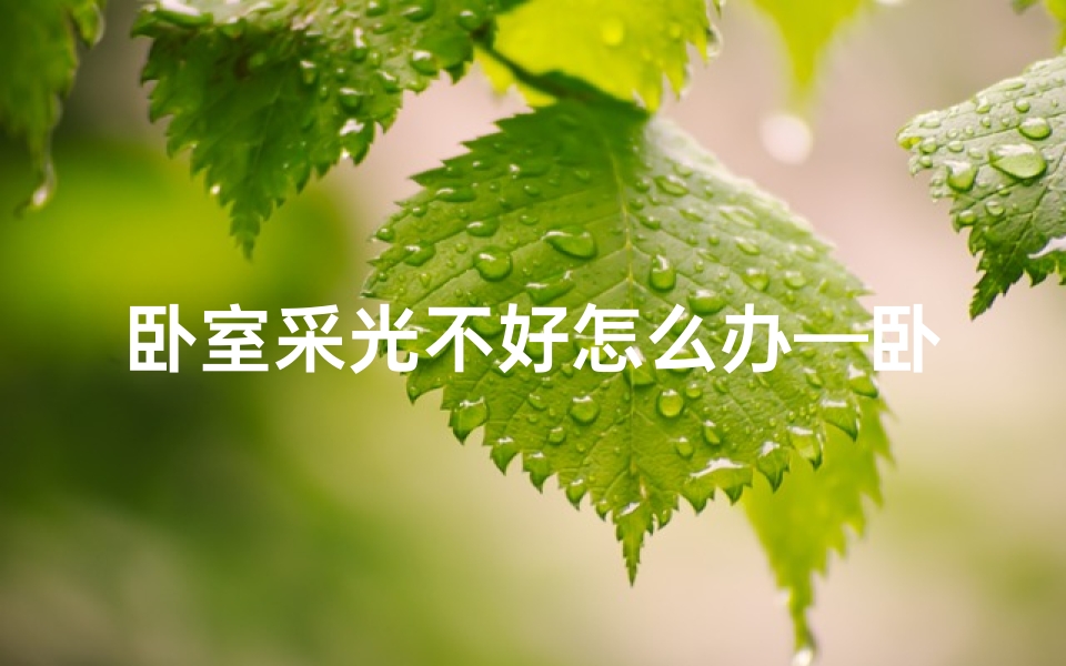 卧室采光不好怎么办—卧室采光差影响风水?揭秘家居风水秘密