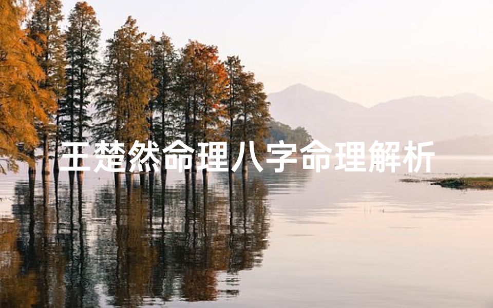 王楚然命理八字命理解析-王楚然ibo