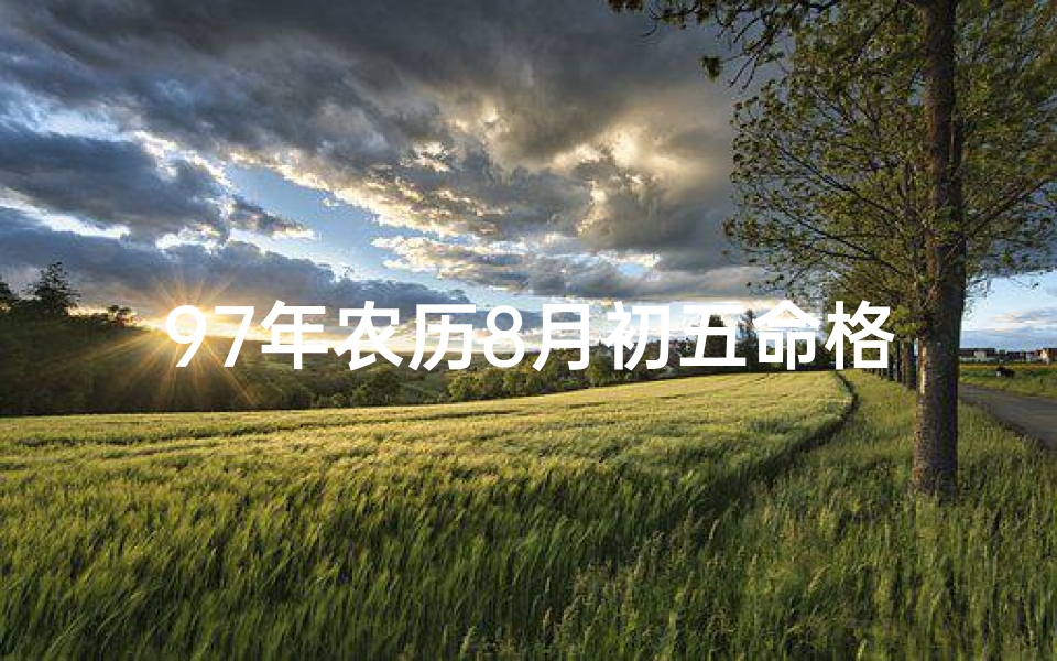 97年农历8月初五命格;97年农历8月初五命格怎么样-算卦网