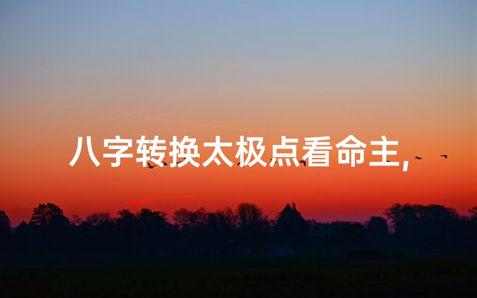 八字转换太极点看命主,八字太极点揭秘:精准解析命主运势