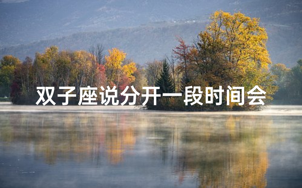 双子座说分开一段时间会回来吗?情归何处?