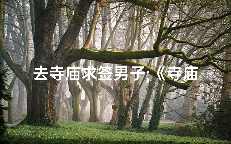 去寺庙求签男子;《寺庙求签奇遇:男子探寻神秘缘分》