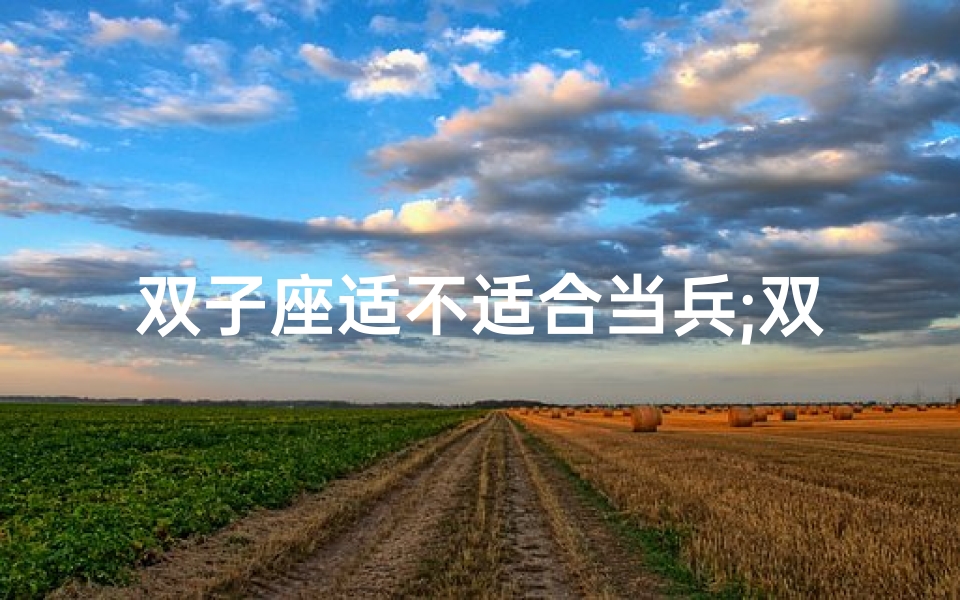 双子座适不适合当兵;双子座女孩长大能当兵吗?梦想与现实的抉择
