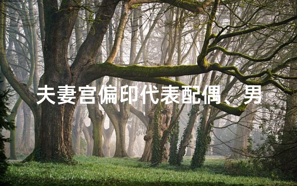 夫妻宫偏印代表配偶、男命八字夫妻宫偏印揭秘:姻缘命运大解析