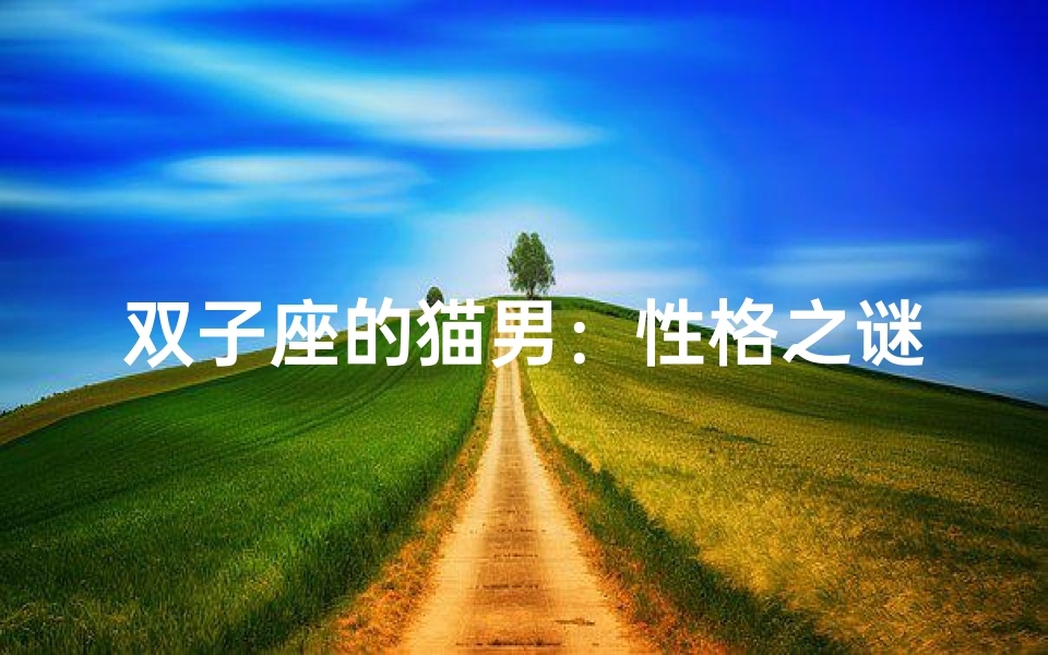 双子座的猫男:性格之谜揭晓-算卦网