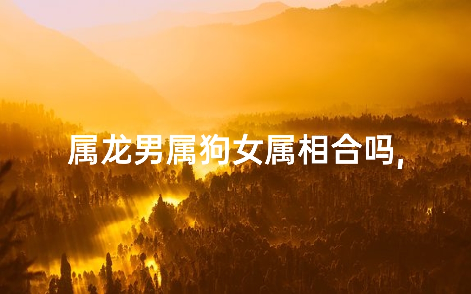 属龙男属狗女属相合吗,属龙男属狗女相配吗？八字姻缘揭秘