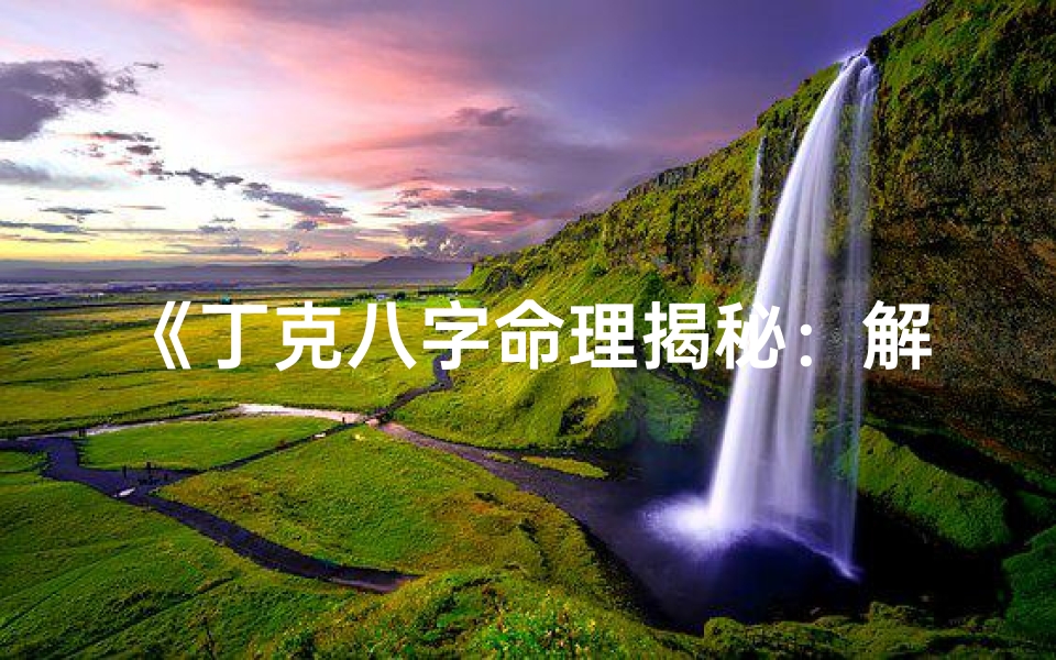 《丁克八字命理揭秘:解码幸福无孩生活》