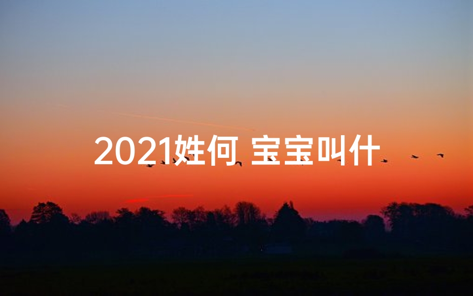 2021姓何 宝宝叫什么好;何家猪宝宝取名:寓意吉祥,传承美好