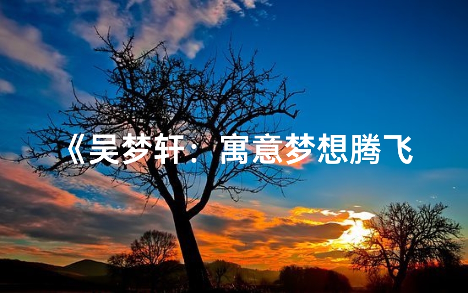 《吴梦轩:寓意梦想腾飞的虎宝宝名字》