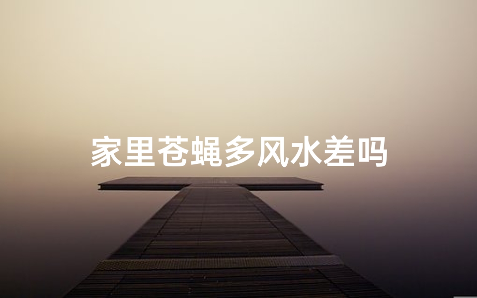 家里苍蝇多风水差吗