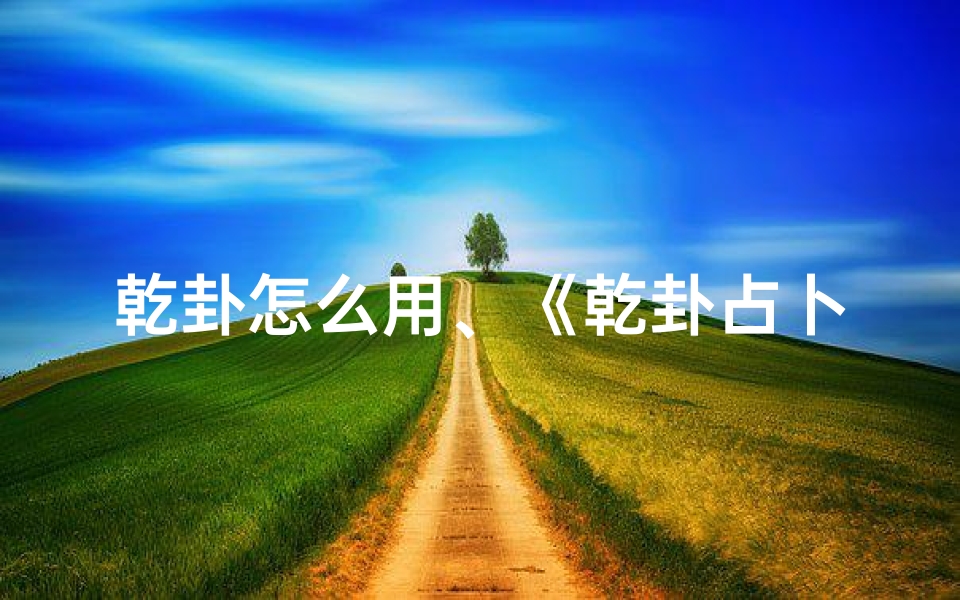 乾卦怎么用、《乾卦占卜:自我吉凶预测指南》