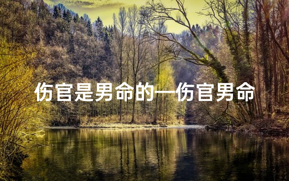 伤官是男命的—伤官男命配女命:揭秘最佳匹配之道