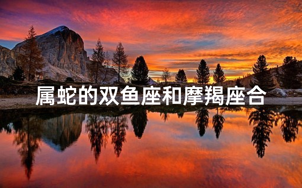 属蛇的双鱼座和摩羯座合适吗—属蛇双鱼座的性格特征