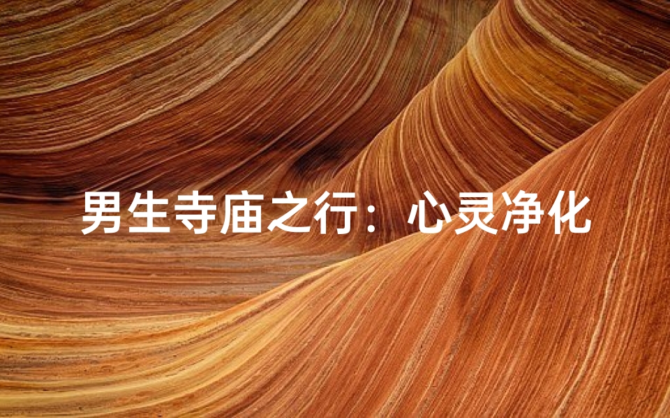 男生寺庙之行:心灵净化之旅-算卦网
