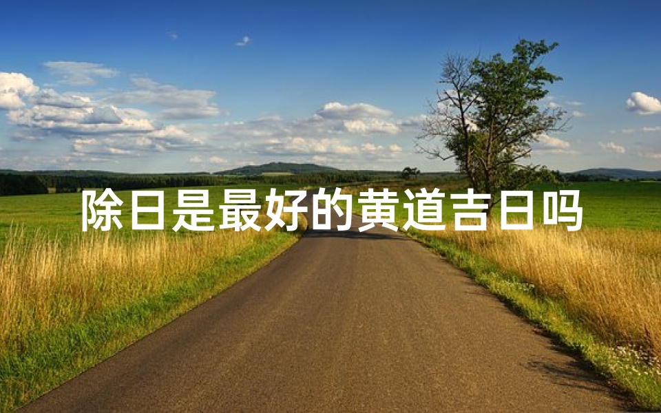 除日是最好的黄道吉日吗(黄历中除日是黄道吉日吗)-算卦网
