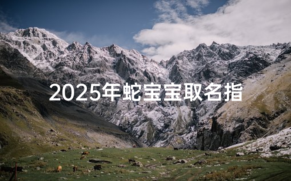 2025年蛇宝宝取名指南,生辰八字与吉祥字库全解析