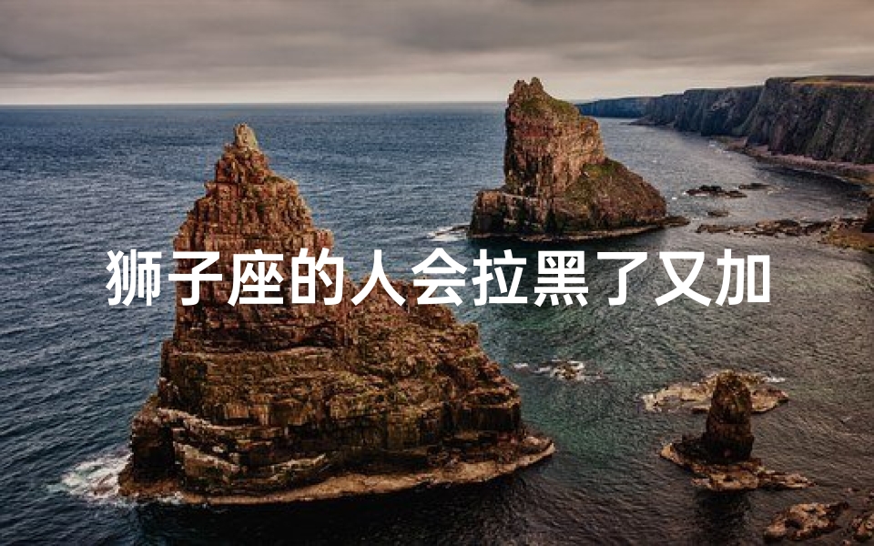 狮子座的人会拉黑了又加回来吗—狮子座的人会拉黑了又加回来吗女生
