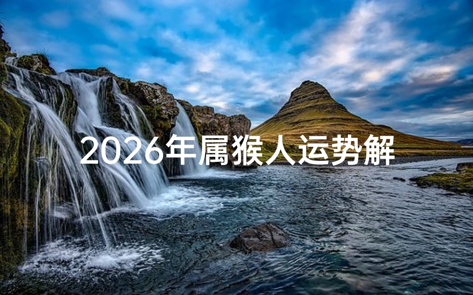 2026年属猴人运势解析,机遇挑战并存之年