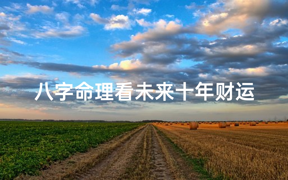 八字命理看未来十年财运_八字命理看未来十年财运怎么看