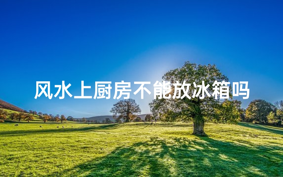 风水上厨房不能放冰箱吗、厨房风水禁忌:冰箱摆放禁忌揭秘-算卦网