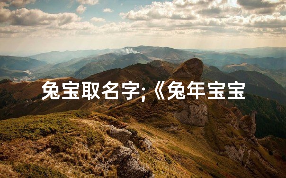 兔宝取名字;《兔年宝宝起名时辰吉凶详析指南》-算卦网