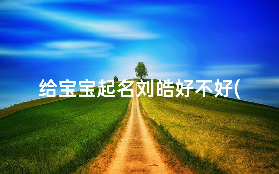 给宝宝起名刘皓好不好(刘姓独一无二的单字名字)-算卦网