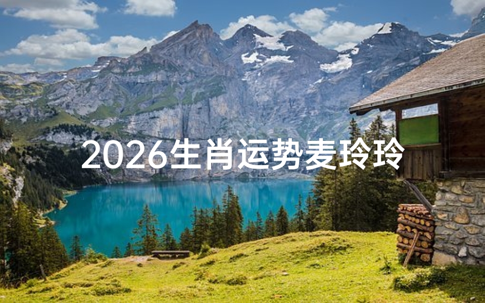 2026生肖运势麦玲玲,流年运程解析及改运建议