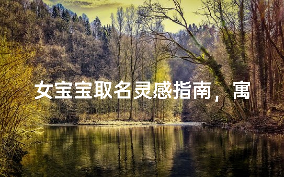 女宝宝取名灵感指南,寓意、音韵与文化传统的完美结合