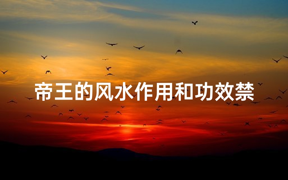帝王的风水作用和功效禁忌(帝王风水要哪些条件)-算卦网