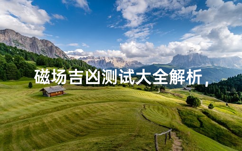 磁场吉凶测试大全解析,揭秘环境能量对人体的影响-算卦网
