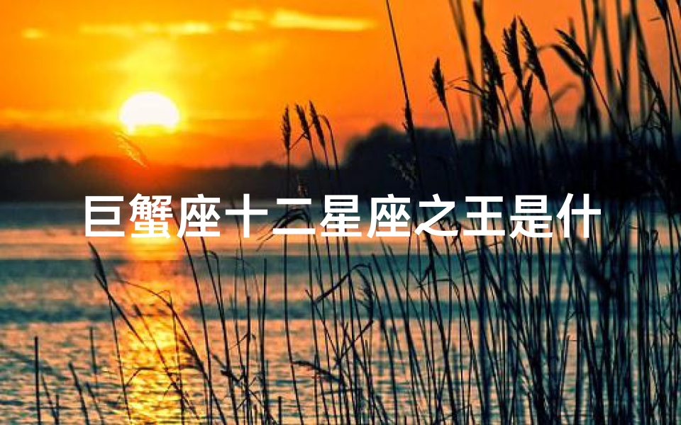 巨蟹座十二星座之王是什么(十二星座万王之王是哪个星座)-算卦网