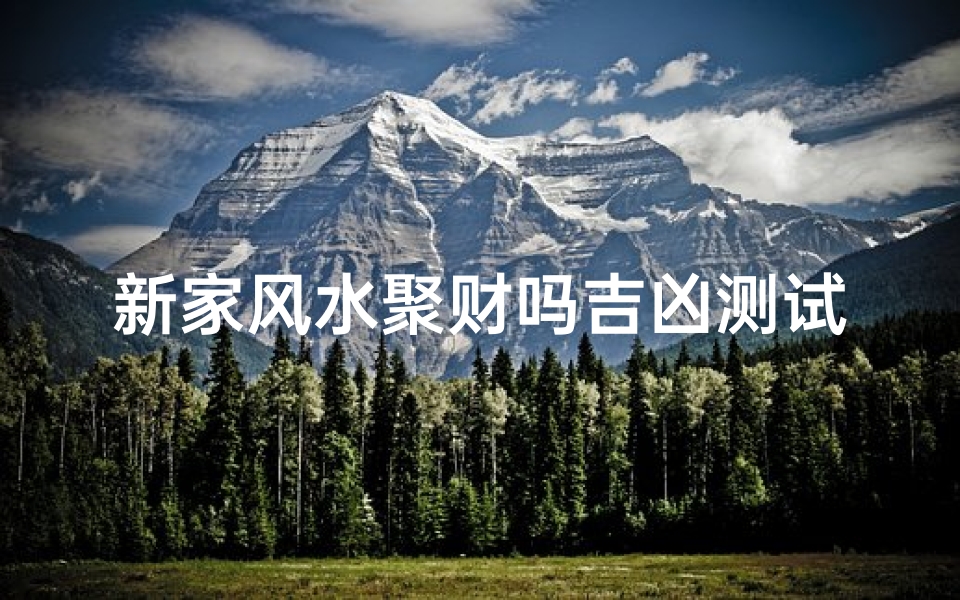新家风水聚财吗吉凶测试(房子风水怎样才聚财)-算卦网