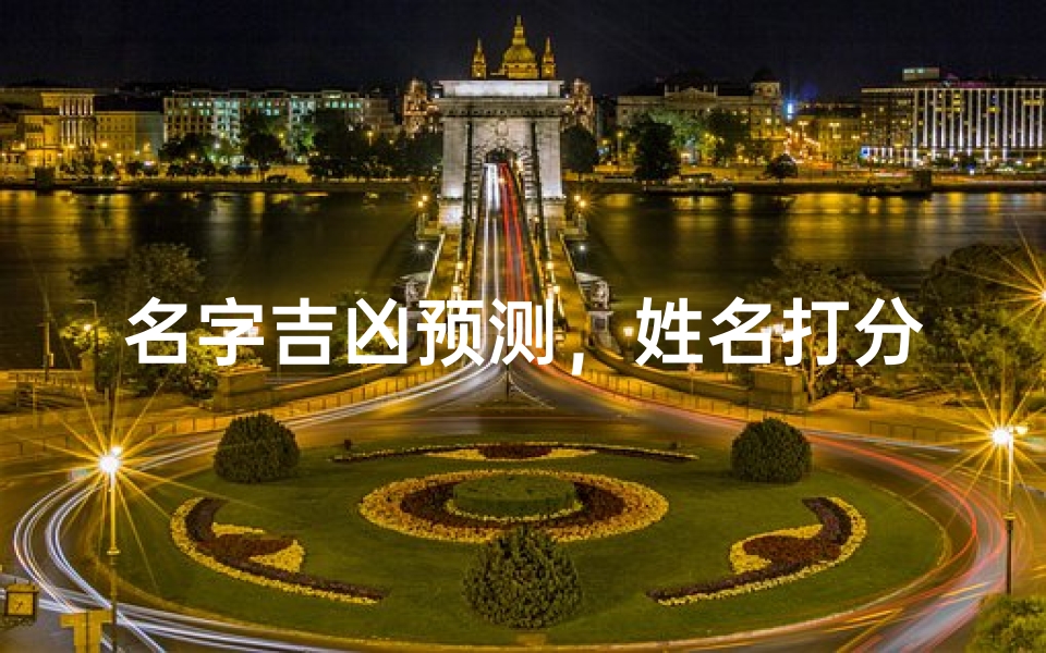 名字吉凶预测,姓名打分测试解析-算卦网